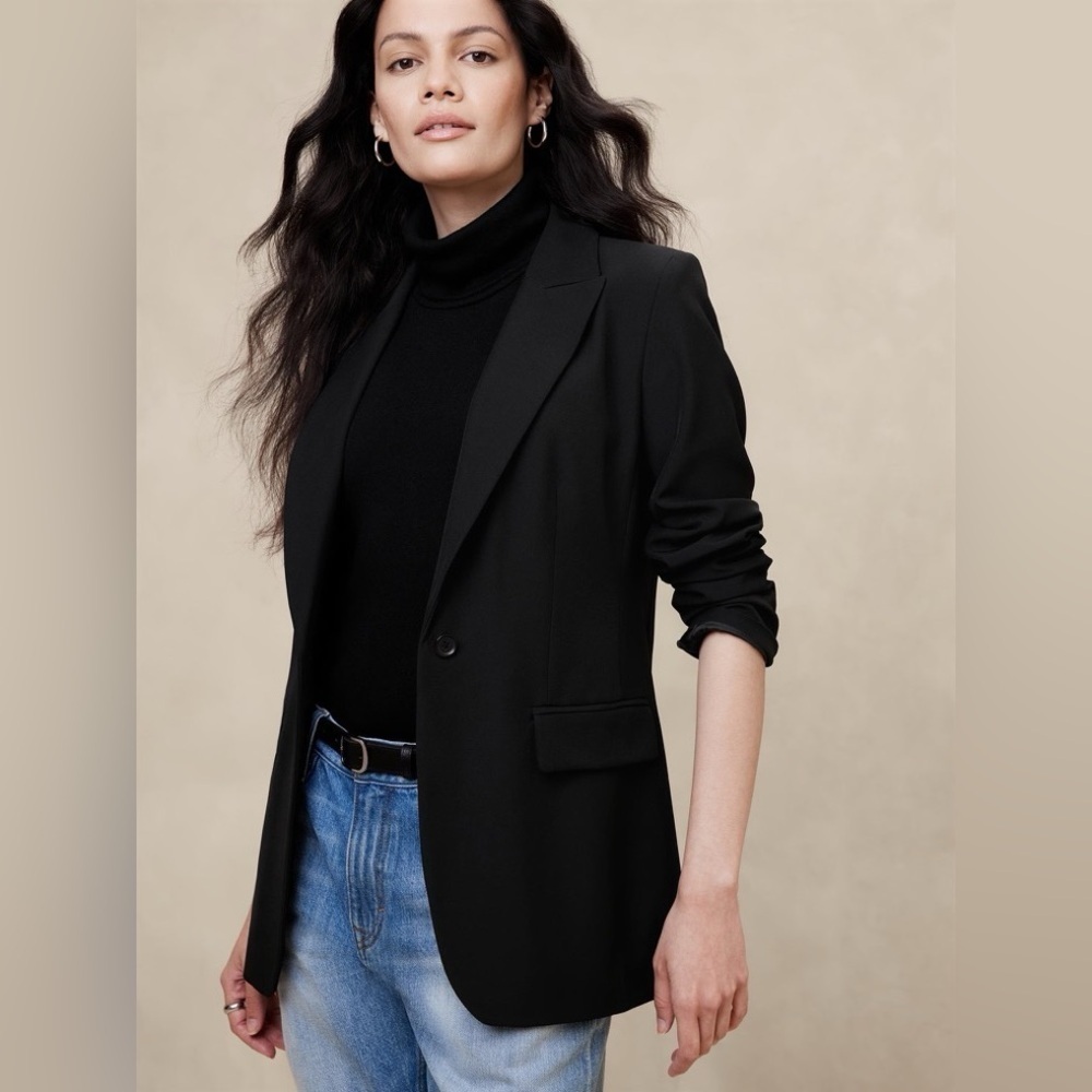 NWT! Banana Republic Black Sculpted Suit Blazer - Multiple🧚🏼‍♀️🐳